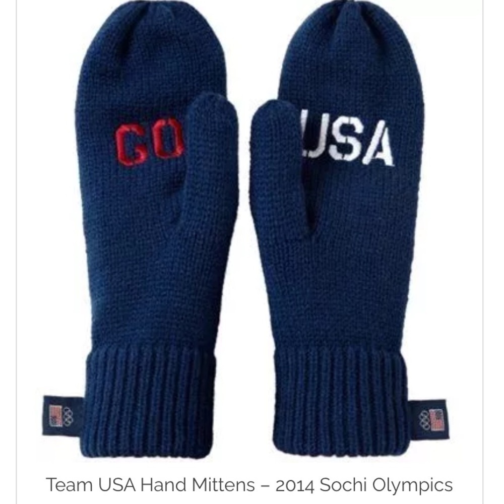 🆕Vintage 2014 Sochi winter game, cheer on your team gloves